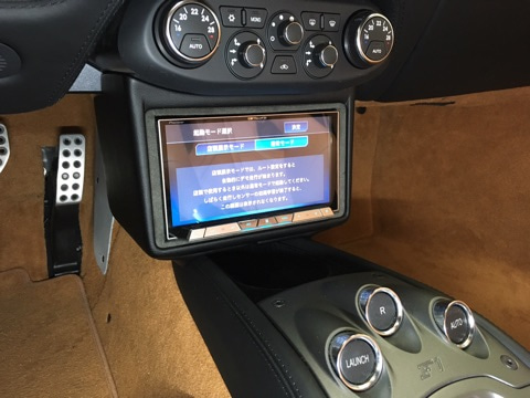 ナビ取付 - Ferrari 458 Spider