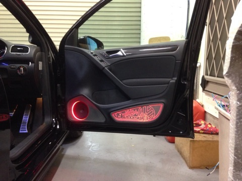 スピーカー交換・ドアアウター加工 - VW GOLF6 GTI