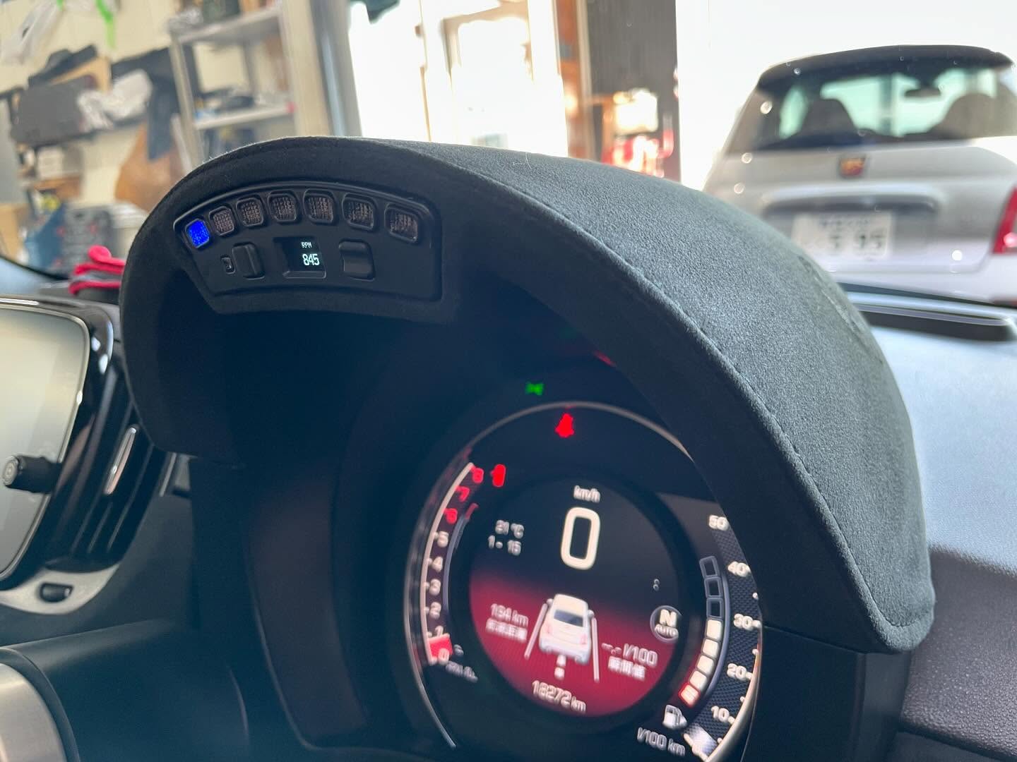 メーターカウル張り替え加工